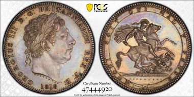 1818 Crown S-3787 LIX Edge MS62