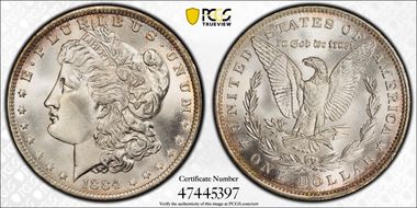 1884-O $1 MS67+