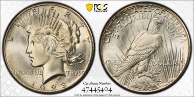 1928 $1 MS65+