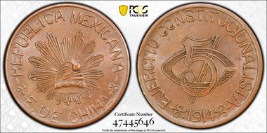 1914 5C KM-613 MS63BN