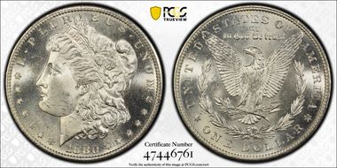 1880-S $1 MS65