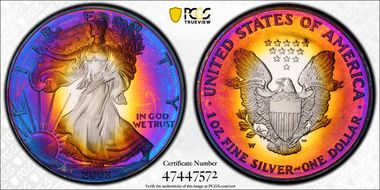 2002-W $1 Silver Eagle PR67DCAM