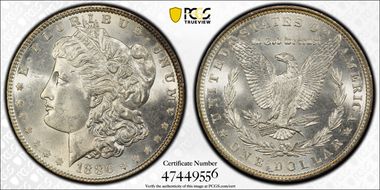 1886 $1 MS64