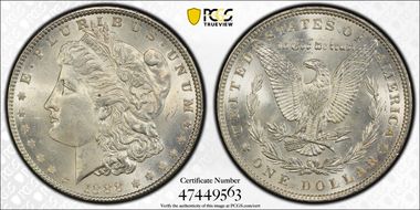 1888 $1 MS64