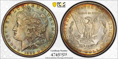 1889 $1 MS67