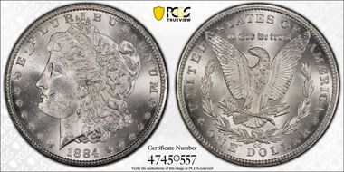 1884-CC $1 MS63