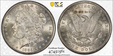 1884-CC $1 MS63