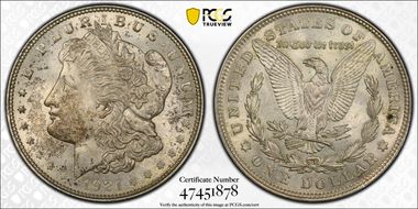 1921 $1 Morgan MS64