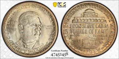 1946-S 50C Booker T. Washington MS67