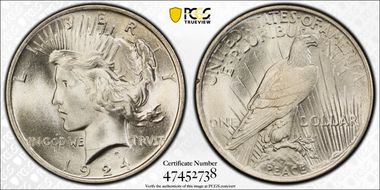 1924 $1 MS67+ 