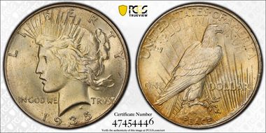 1935 $1 MS65+