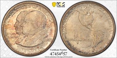 1923-S 50C Monroe MS66