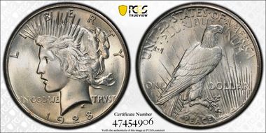 1928 $1 MS66