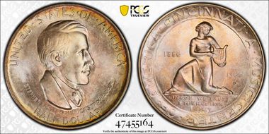 1936-D 50C Cincinnati MS67+