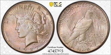 1927 $1 MS64