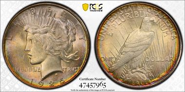 1925 $1 MS62