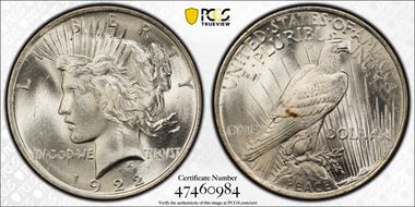 1922 $1 MS64
