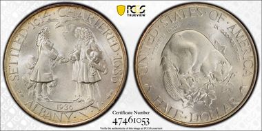 1936 50C Albany MS67