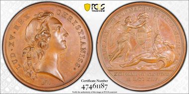 "1745" Medal Divo-130 Bronzed AE Restrike MS64
