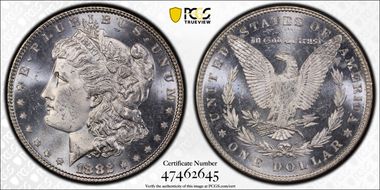 1882 $1 MS64