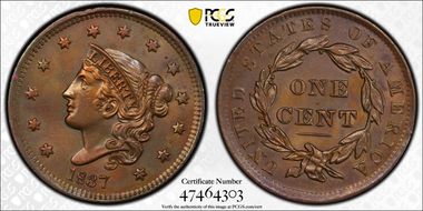 1837 1C Beaded Cords N1BN