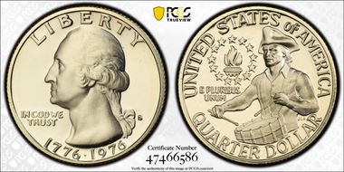 1976-S 25C Silver PR68DCAM