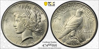 1925 $1 MS62