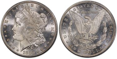 1880-S $1 MS64