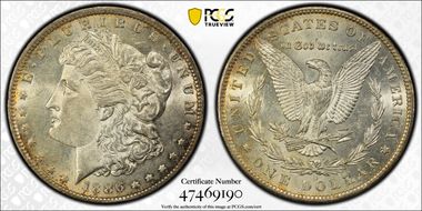 1886-O $1 AU55