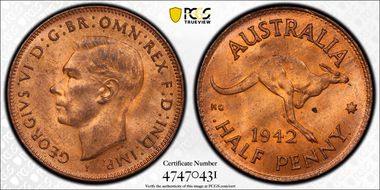 1942-I 1/2D MS64RB