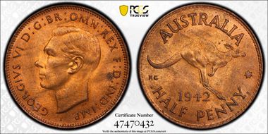 1942-I 1/2D MS64RB