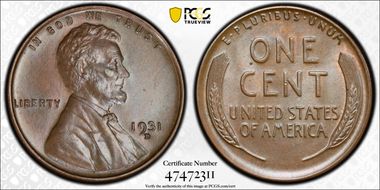 1931-D 1C MS65BN