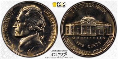 1942 5C Nickel PR66