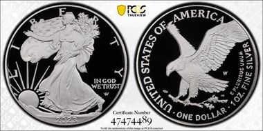 2023-W  $1 Silver Eagle First Strike PR69DCAM