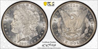 1880-S $1 MS62