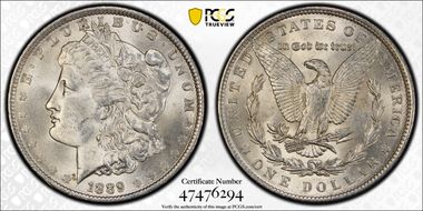 1889 $1 MS63
