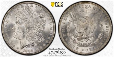 1889 $1 MS64