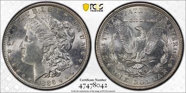 1886 $1 MS63