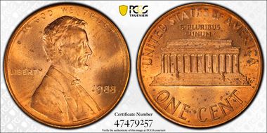 1988 1C Flared G, FS-901 MS64RD