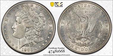 1883-S $1 AU53