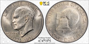 1976-D $1 Type 1 MS64