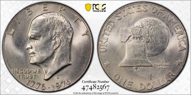 1976-D $1 Type 1 MS64