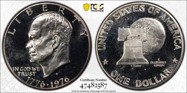 1976-S $1 Clad Type 1 PR65