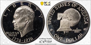 1976-S $1 Clad Type 2 PR64CAM