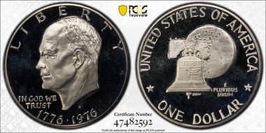 1976-S $1 Clad Type 2 PR66DCAM