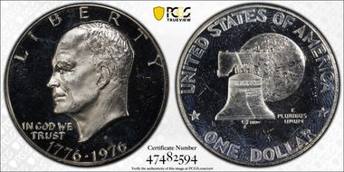 1976-S $1 Silver PR63