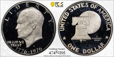1976-S $1 Silver PR64DCAM