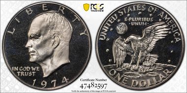 1974-S $1 Clad PR66CAM