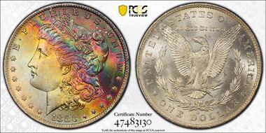 1883-O $1 MS66