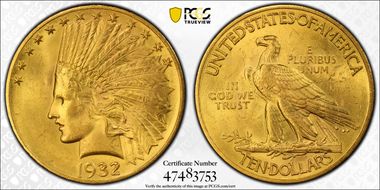 1932 $10 MS63